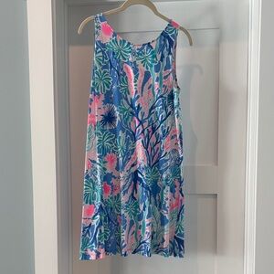 Lilly Pulitzer Blue and Pink Mini Dress